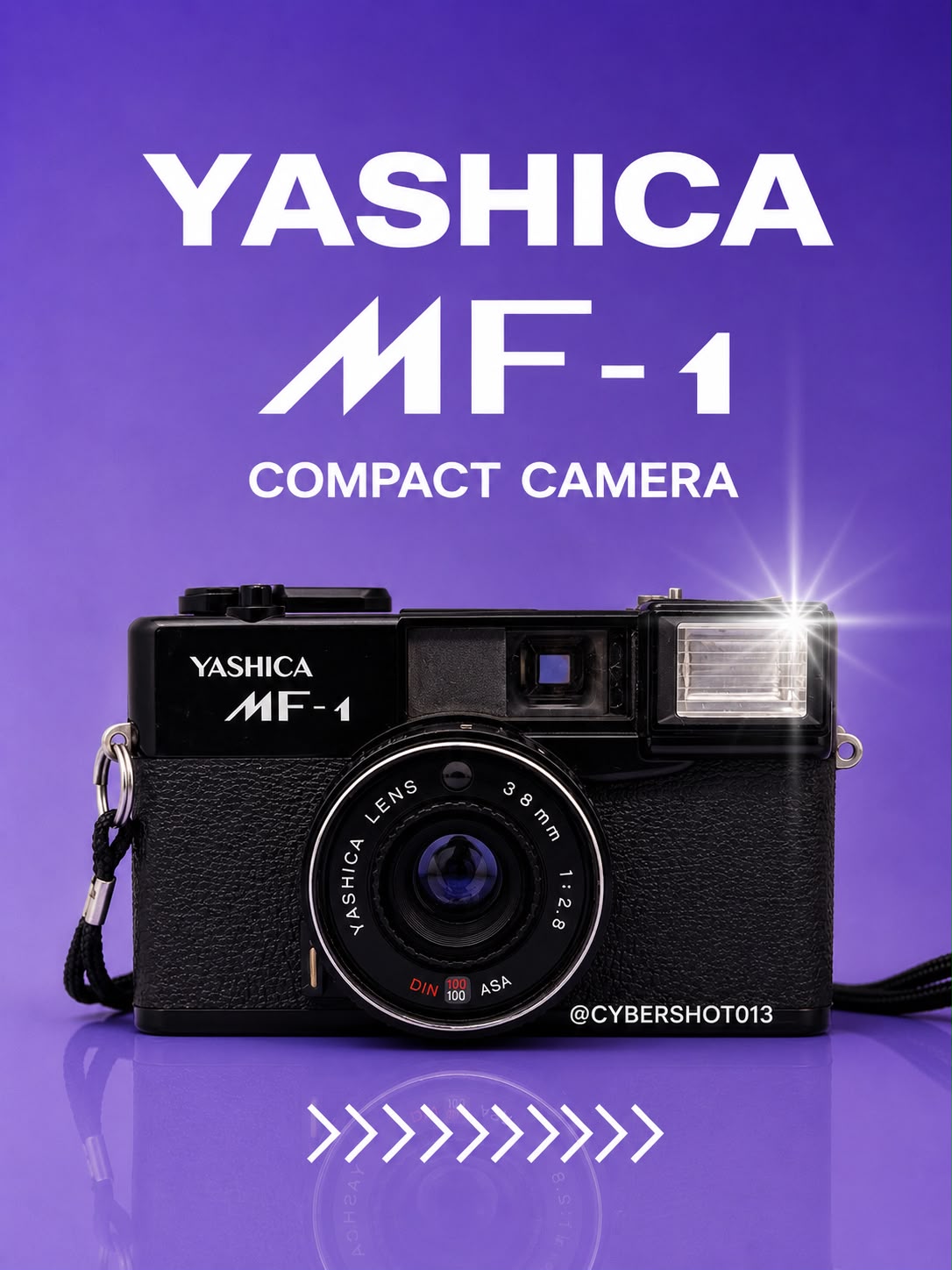 Câmera Fotográfica Analógica Yashica MF-1 Preta