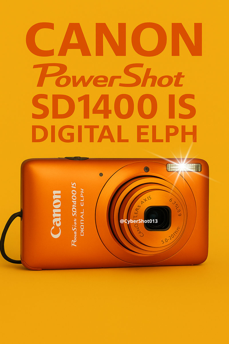 Canon PowerShot SD1400 IS Digital ELPH – LARANJA
