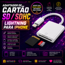 Adaptador de Cartão SD / SDHC Lightning para iPhone