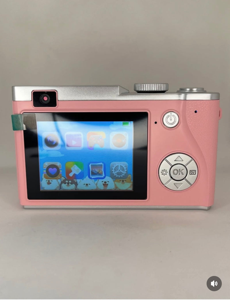 Digital Câmera – ROSA - Dual lens Nova na Caixa!