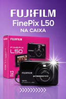 FujiFilm FinePix L50 12.0mpx - PRETA NA CAIXA!