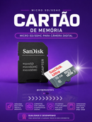 Cartão de Memória Micro SD / SDHC para Câmera Digital 16gb