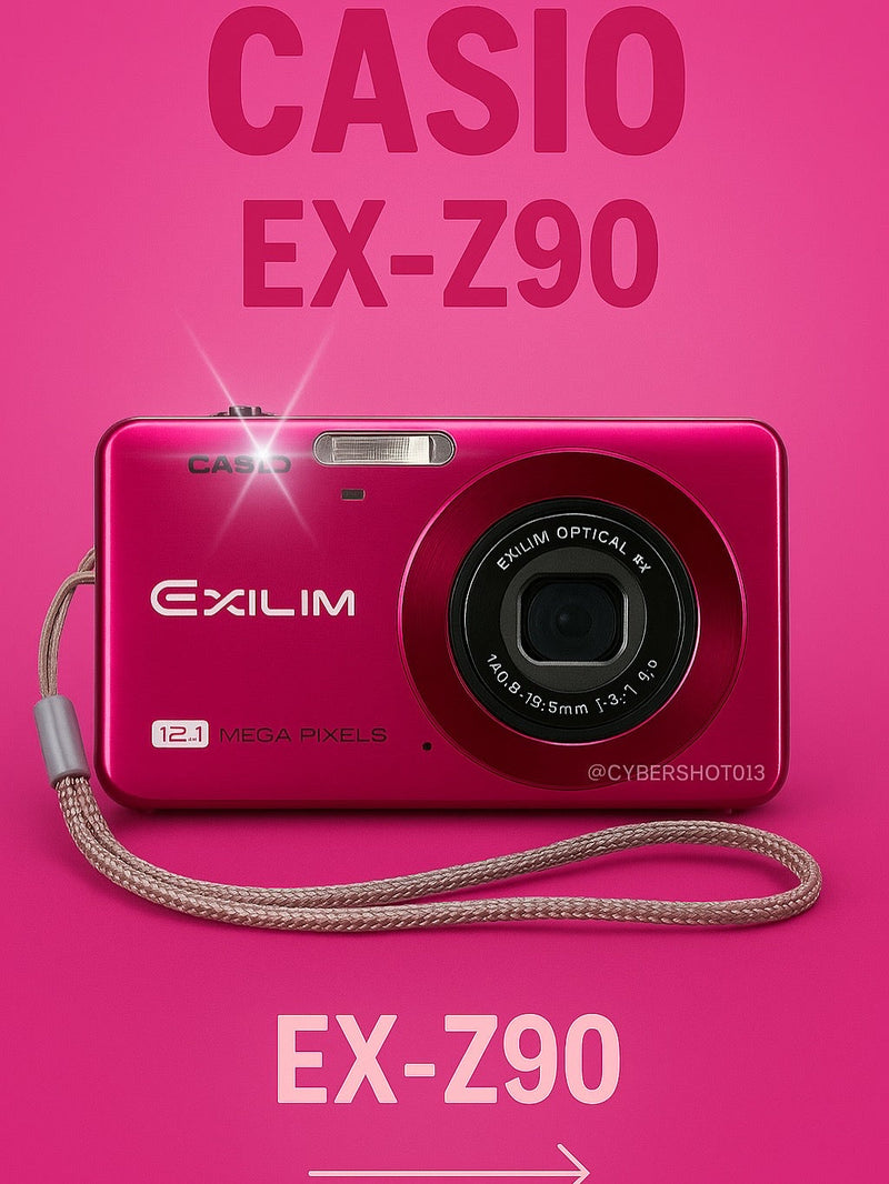 Casio Exilim EX-Z90 – 12.1MP Rosa Pink