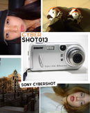 Sony Cybershot DSC-P72 SMART ZOOM 3.2mpx - PRATA