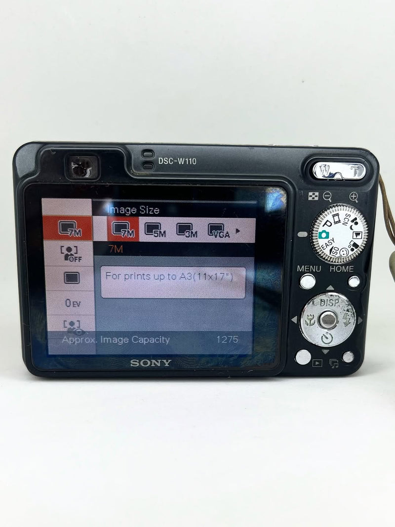 Sony Cyber-shot DSC-W110 7.2 mpx - Preta