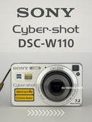 Sony Cyber-shot DSC-W110 7.2 mpx - prata