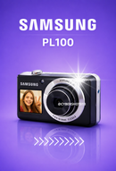 Samsung PL100 com visor frontal 12.2mpx – PRETA