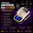 Carregador Universal para Baterias de Tomada