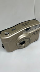 Câmera Fotográfica Analógica Yashica Mg-Motor Dourada