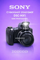 Sony Cybershot HX1 9.1MP – PRETA Zoom potente e semi profissional