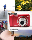 Casio QV-R300 16.1mpx - VERMELHA