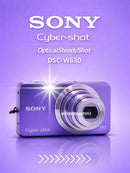 Sony Cybershot Optical SteadyShot DSC-W630 16.1mpx Roxa
