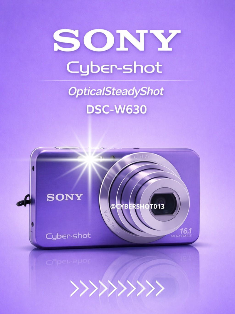 Sony Cybershot Optical SteadyShot DSC-W630 16.1mpx Roxa