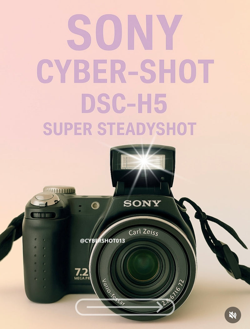 Sony Cybershot DSC-H5 7.2mpx Super SteadyShot Preta Semi