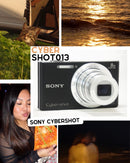 Sony Cybershot OpticalSteadyShot DSC-W730 16.1mpx - PRETA