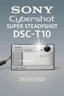 Sony Cybershot Super SteadyShot DSC-T10 com lente Carl Zeiss 7.2mpx