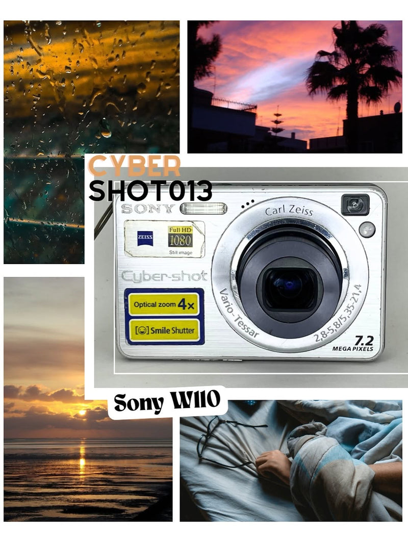 Sony Cyber-shot DSC-W110 7.2 mpx - prata