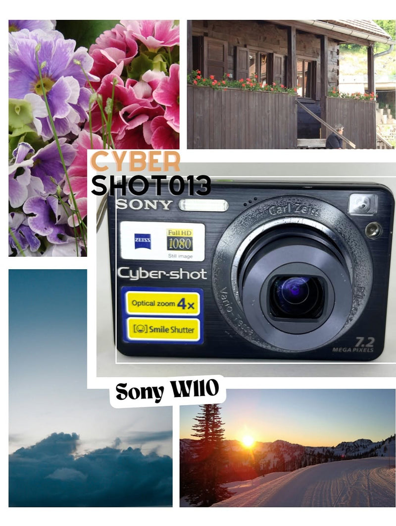 Sony Cyber-shot DSC-W110 7.2 mpx - Preta