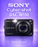 Sony Cyber-shot DSC-W110 7.2 mpx - Preta