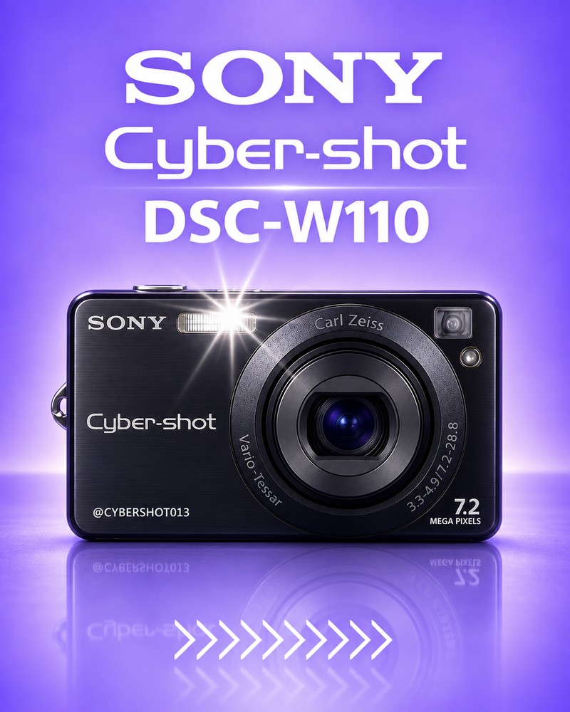 Sony Cyber-shot Super SteadyShot DSC-W120 7.2 mpx - Preta