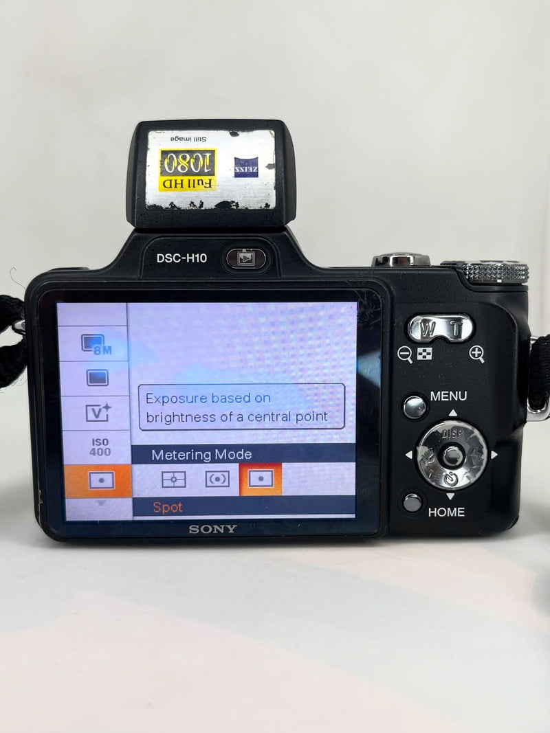 Sony Cyber-shot DSC-H10 8.1mpx com lente Carl Zeiss Preta