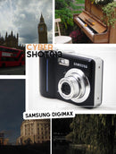 Samsung Digimax S600 6.0mpx – AZUL MARINHO