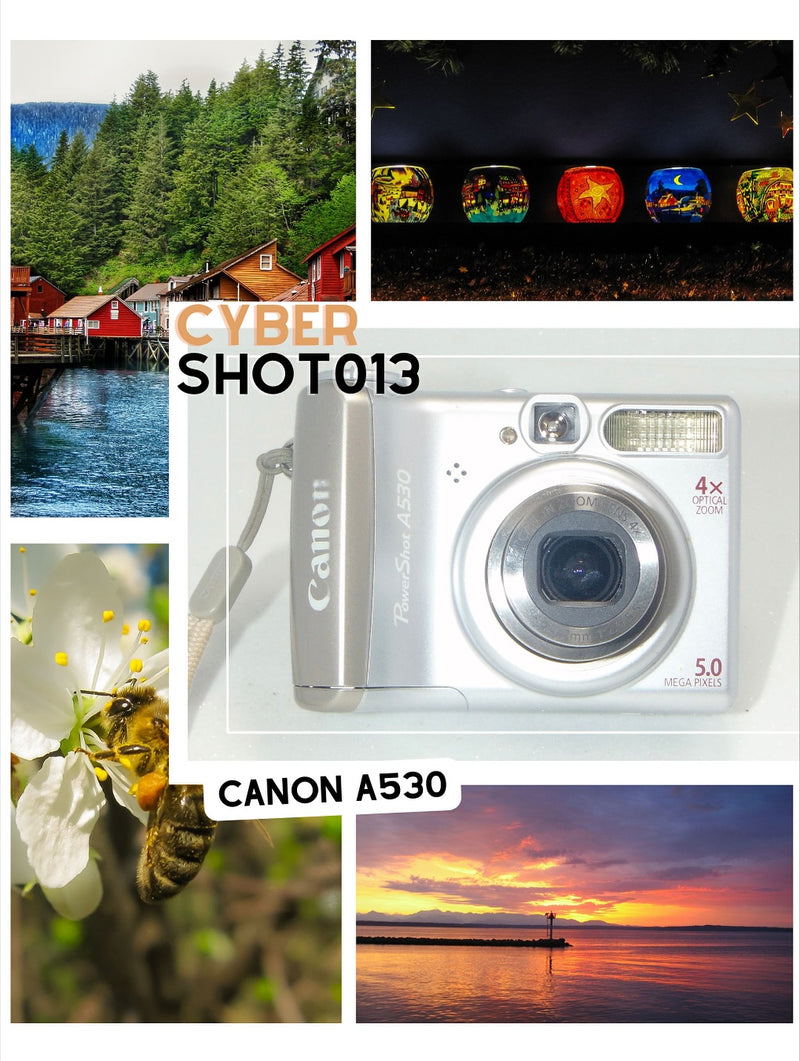 Canon PowerShot A530, 5.0 mpx - CINZA