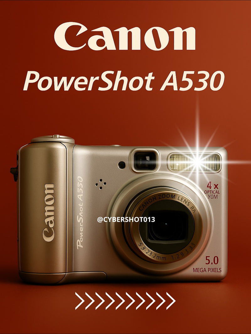 Canon PowerShot A530, 5.0 mpx - CINZA