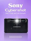 Sony Cybershot DSC-TX30 AVC HD ExmorR 18.2mpx - PRETA