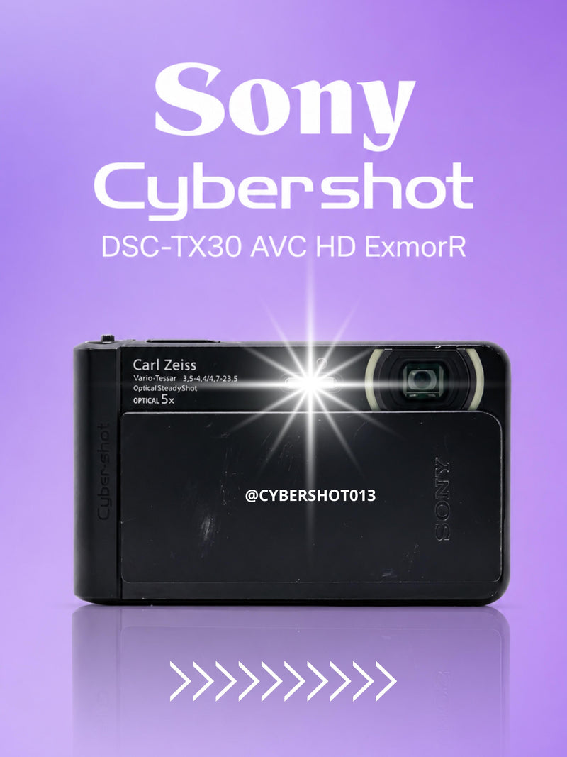 Sony Cybershot DSC-TX30 AVC HD ExmorR 18.2mpx - PRETA