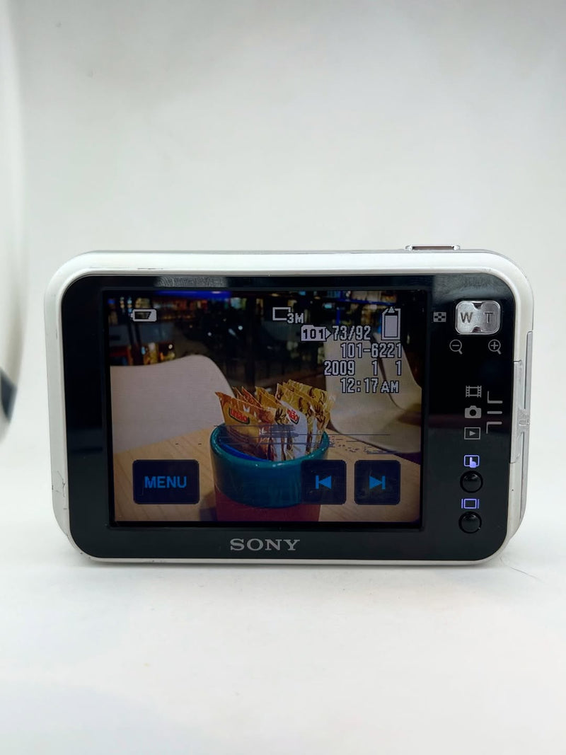 Sony Cyber-shot DSC-N1 com tela touchscreen 8.1mpx Prata