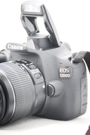 Canon EOS 1200D + Lente Profissional – DSLR 18mpx PRETA