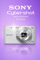 Sony Cyber-shot Optical SteadyShot DSC-W830 20.1mpx - PRATA