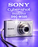 Sony Cybershot DSC-W320 SteadyShot — 14.1mpx PRATA