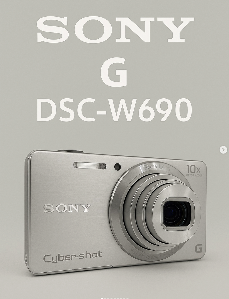 Sony CyberShot Linha G DSC-W690 16.1Mpx Prata