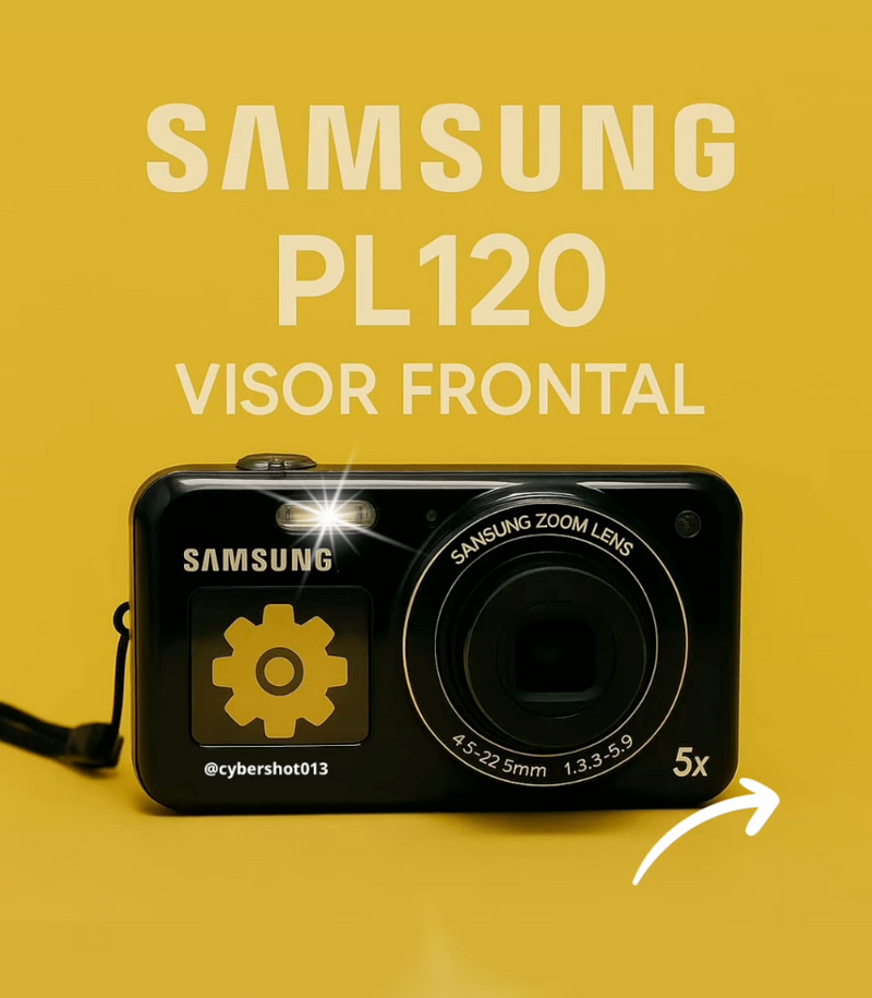 Samsung PL120 Visor Frontal Selfie – 14.2MP Preta