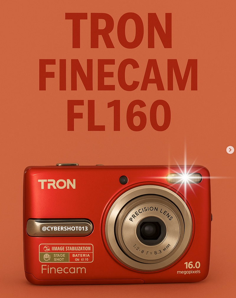 TRON Finecam FL160 16mpx Vermelha Cereja