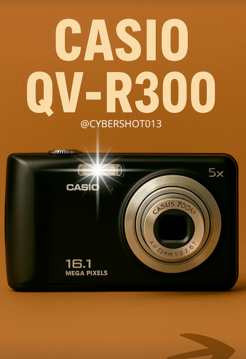 Casio QV-R300 – 16.1MP Preta