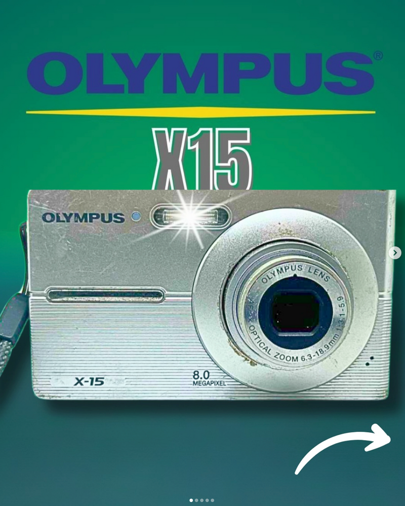 📸 Olympus X-15 8mpx Prata