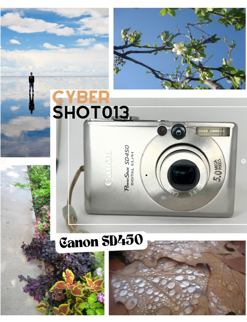 Canon PowerShot SD450 ELPH – 5.0mpx Prata