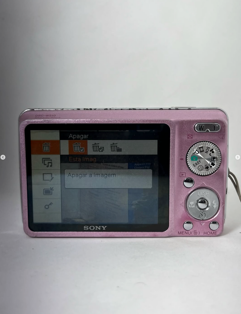 Sony Cybershot DSC-W210 com SteadyShot ROSA