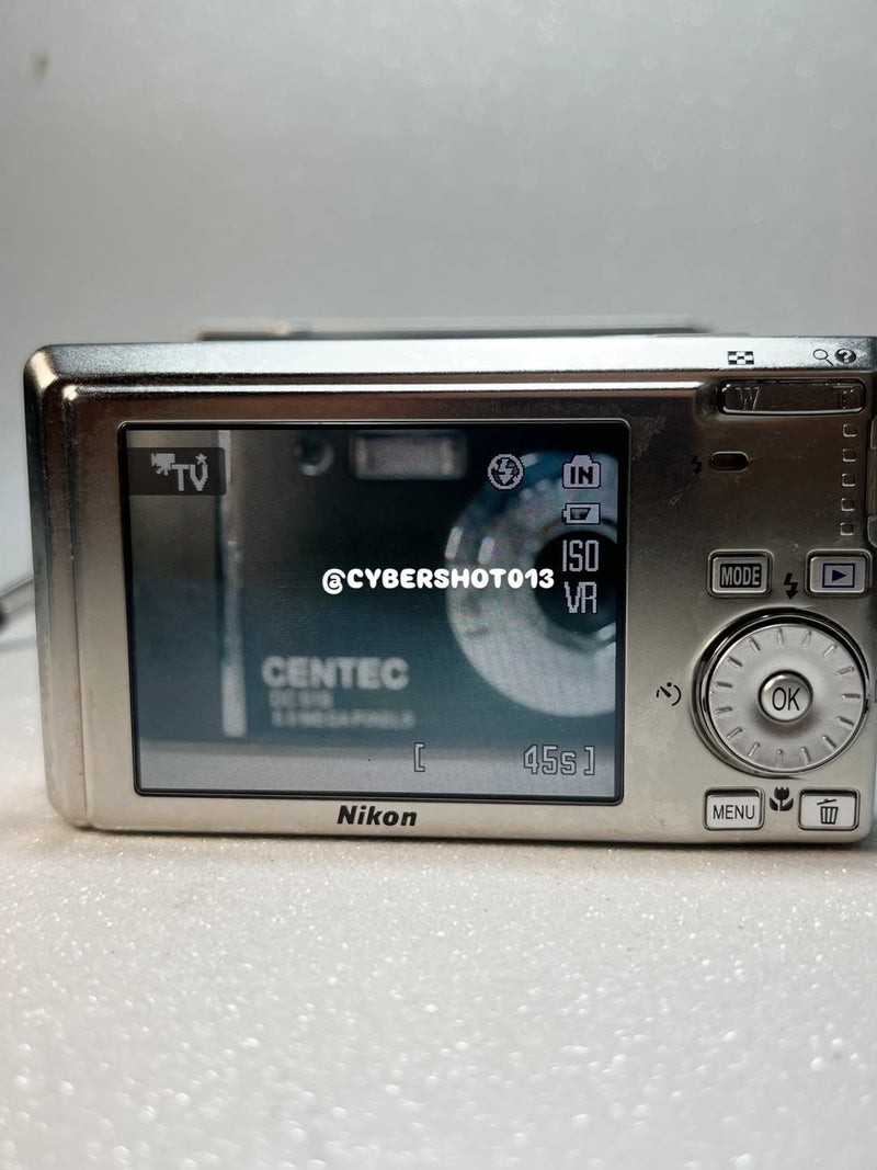 Nikon Coolpix S510 — 8.1 MP Prata - IMPORTADA do Japão 🇯🇵