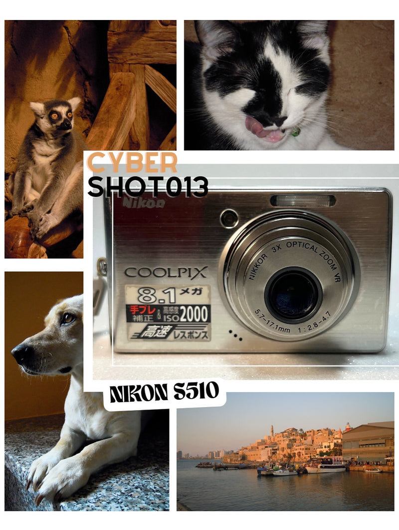 Nikon Coolpix S510 — 8.1 MP Prata - IMPORTADA do Japão 🇯🇵