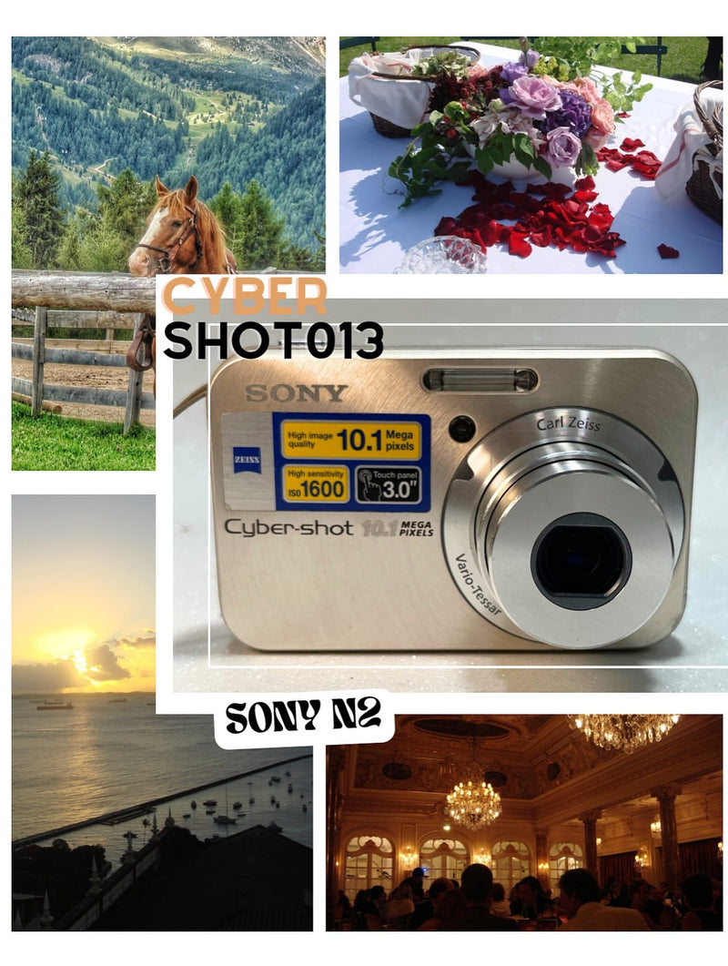 Sony Cybershot DSC-N2 TouchScreen 10.1mpx Dourada