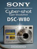 Sony Cyber-shot DSC-W80 7.2mpx Prata
