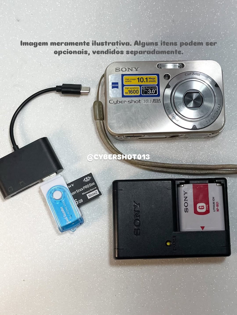 Sony Cybershot DSC-N2 TouchScreen 10.1mpx Dourada