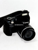 Canon PowerShot SX500 IS 16.0 MP com zoom óptico 30× – PRETA Semi