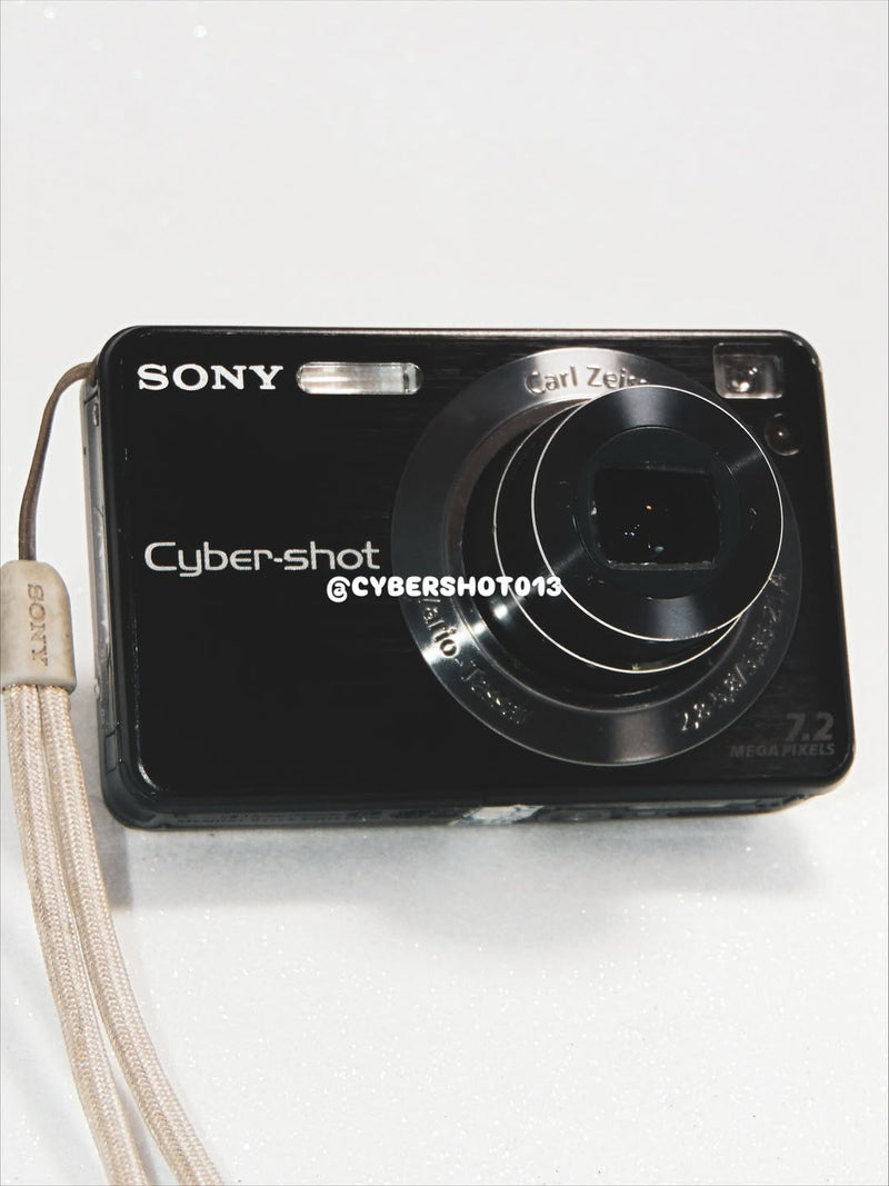 Sony Cybershot DSC-W120 com lente Carl Zeiss 7,2 mpx – PRETA
