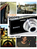 Sony Cybershot DSC-W320 com lente Carl Zeiss 14.1mpx - PRETA