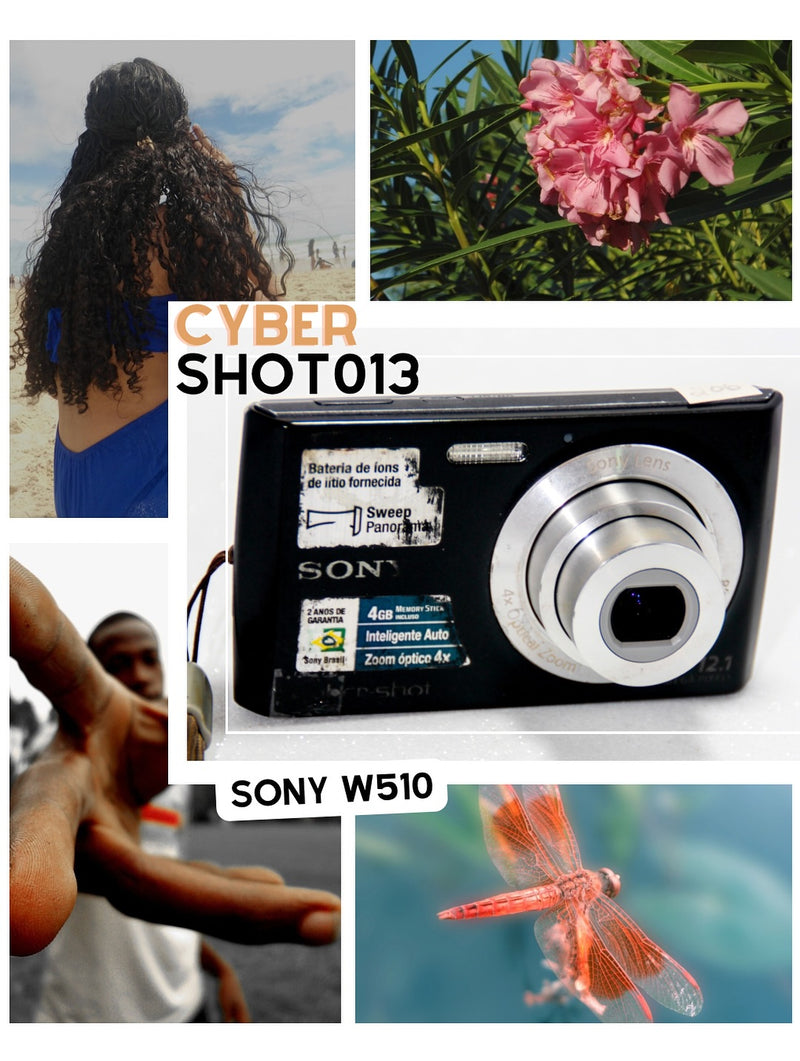 Sony Cybershot DSC-W510 12.1 MP com zoom óptico 4× - PRETA